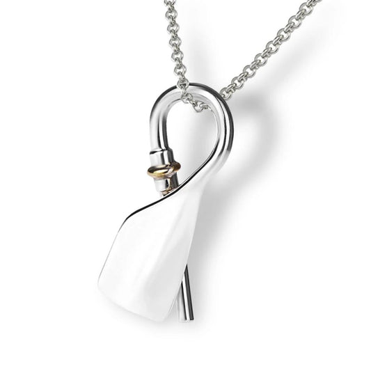 Rowing Bent Oar Pendant Pendant Strokeside Designs