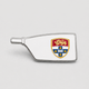 Custom rowing blade pin in club colours for a tour or regatta