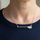 Meaningful rowing necklace gift for a coach