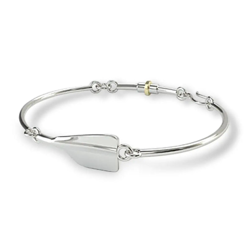 Rowing Cleaver Oar Women's Bracelet II - Strokeside Designs rowing gifts - rowing jewellery