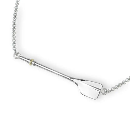 Rowing Full Oar Necklace - Strokeside Designs rowing gifts - rowing jewellery