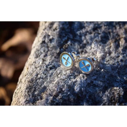 Rowing Rolo Earrings - Strokeside Designs rowing gifts - rowing jewellery