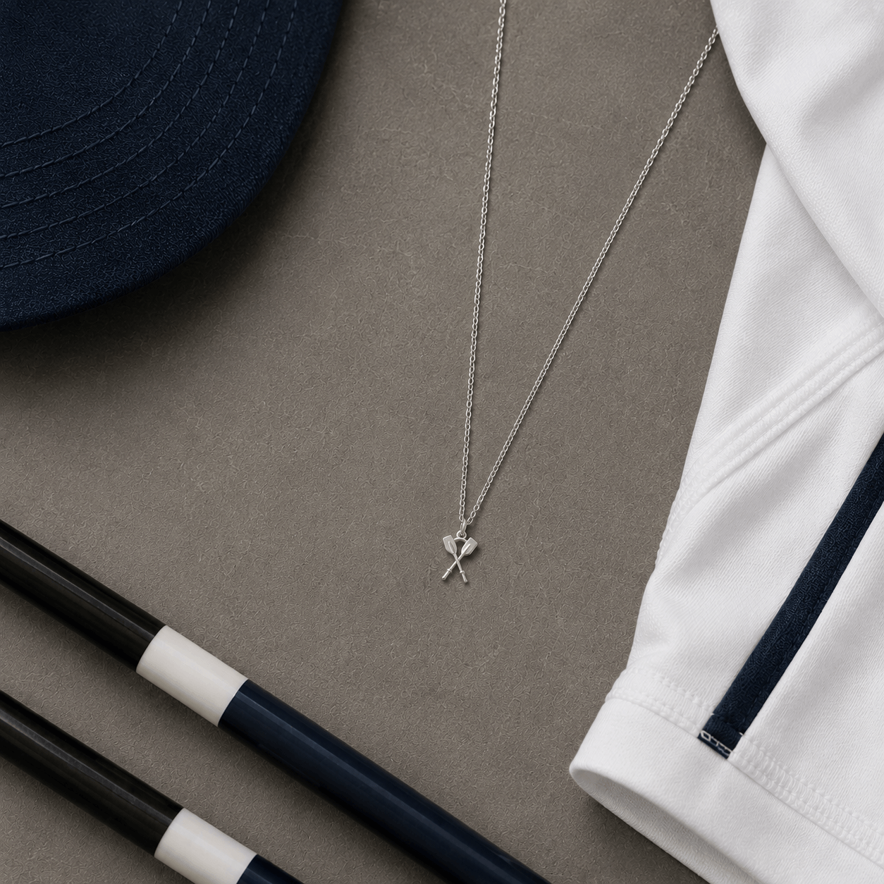 Crossed Oars Pendant