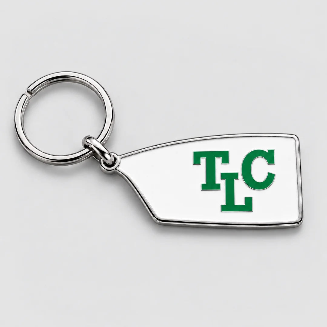 Trinity Lutheran College custom rowing oar keyring