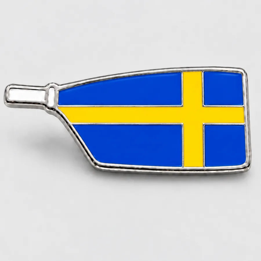 Mercer Rowing Club custom rowing blade pin