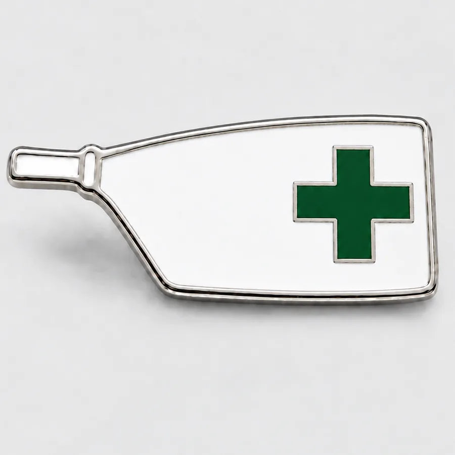 Port Chalmers United Rowing Club custom rowing blade pin